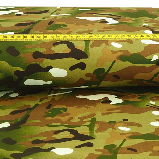 Baumwolle Aquarell Camouflage Khaki