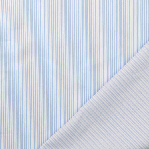 Baumwolle Darling Double Stripes Hellblau
