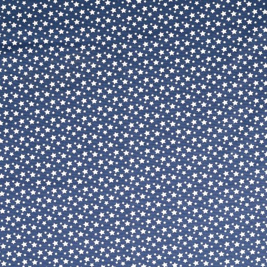 Baumwolle Darling Little & Small Stars Dunkelblau