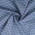 Coton Little & Small Stars Bleu Marine