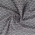 Coton Étoiles Noir