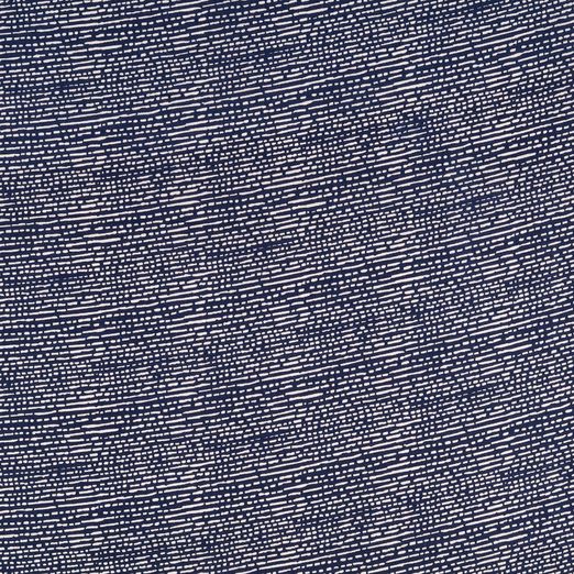 Baumwolle Broken Lines Dunkelblau