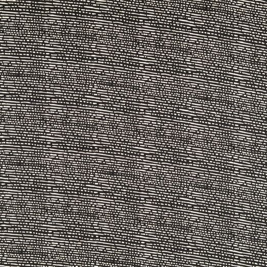Baumwolle Broken Lines Schwarz
