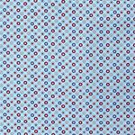 Baumwolle Sterne im Kreis auf Hellblau