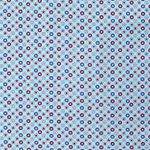 Baumwolle Sterne im Kreis auf Hellblau