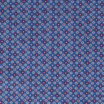 Baumwolle Sterne im Kreis auf Rauchblau