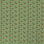 Baumwolle Sterne im Kreis auf Grün