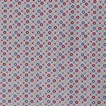 Baumwolle Sterne im Kreis auf Hellgrau