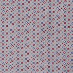 Baumwolle Sterne im Kreis auf Hellgrau