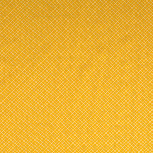 Baumwolle Darling Cross Lines Gelb