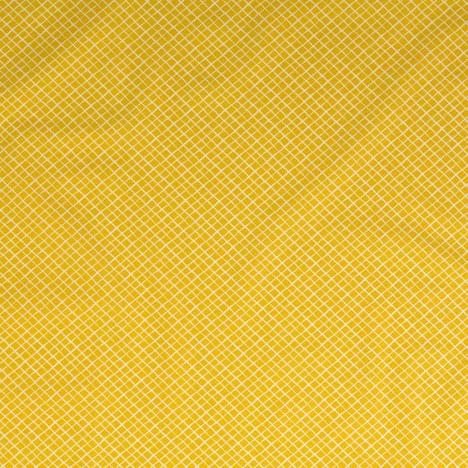 Baumwolle Darling Cross Lines Senfgelb