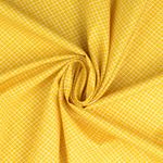 Baumwolle Cross Lines Senfgelb