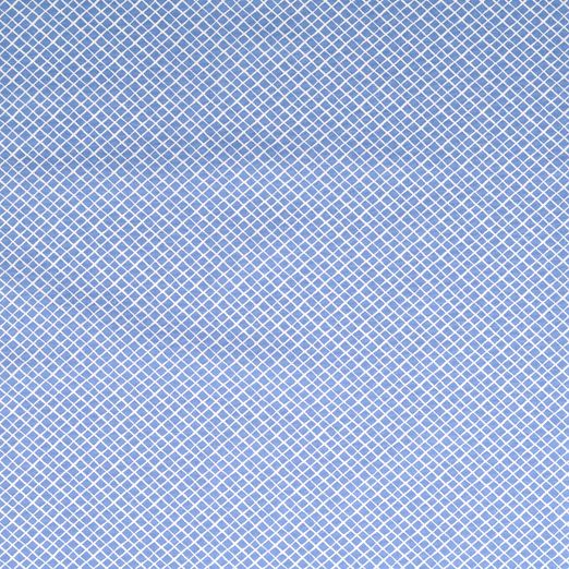 Baumwolle Darling Cross Lines Rauchblau