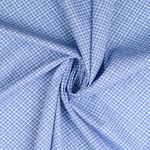 Baumwolle Cross Lines Rauchblau