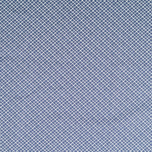 Baumwolle Darling Cross Lines Dunkelblau