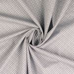 Baumwolle Cross Lines Grau