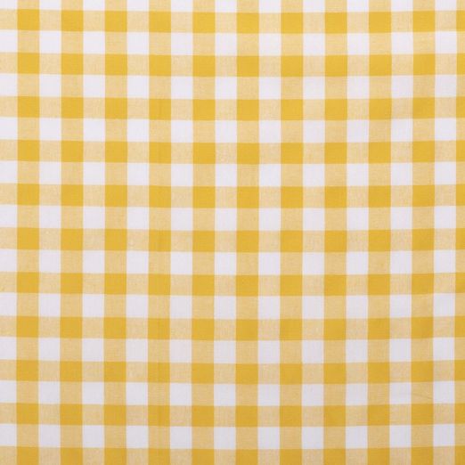 Baumwolle Karo XL Standard Gelb