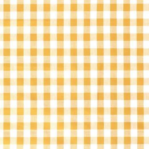 Baumwolle Karo XL Standard Senfgelb
