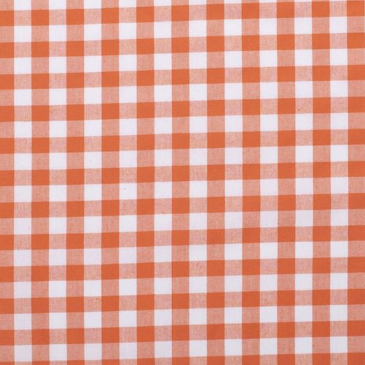 Baumwolle Karo XL Standard Orange