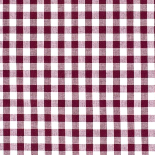 Baumwolle Karo XL Standard Bordeaux Baumwolle Karo XL Standard Bordeaux