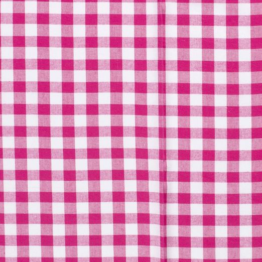 Baumwolle Karo XL Standard Pink