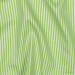 Coton Rayures Lime