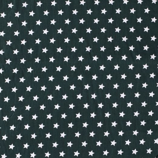 Baumwolle Sterne Standard Dunkelgrün Baumwolle Sterne Standard Dunkelgrün
