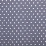 Baumwolle Sterne Standard Grau