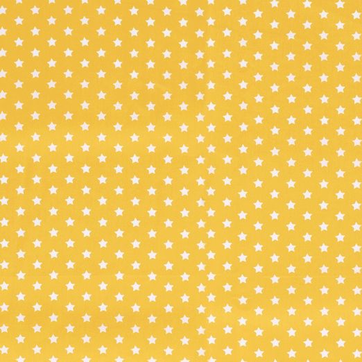 Baumwolle Sterne MINI Standard Sonnengelb