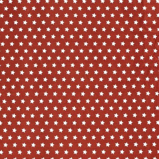Baumwolle Sterne MINI Standard Blutorange