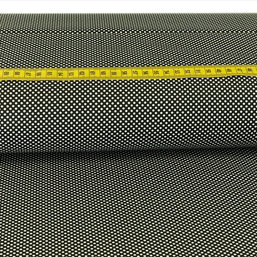 Baumwolle Darling Mini Dots Schwarz