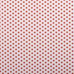 Baumwolle Punkte Standard Weiß/Orange