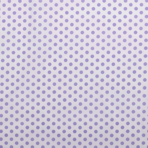 Baumwolle Punkte Standard Weiß/Flieder Baumwolle Punkte Standard Weiß/Flieder