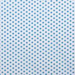 Baumwolle Punkte Standard Weiß/Türkis Baumwolle Punkte Standard Weiß/Türkis