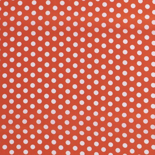 Baumwolle Big Dots Standard Orange