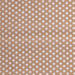 Baumwolle Big Dots Standard Hellbraun