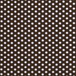 Baumwolle Big Dots Standard Dunkelbraun