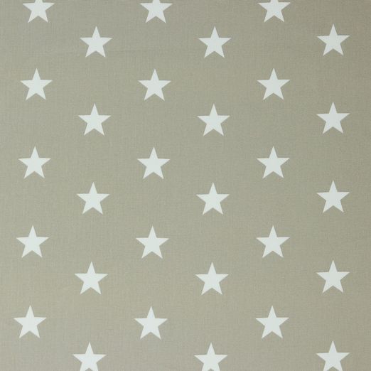 Baumwolle Standard Serie Sterne XL Sand