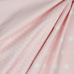 Coton Série Standard Étoiles XL Rose Clair