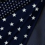 Coton Série Standard Étoiles XL Bleu Marine