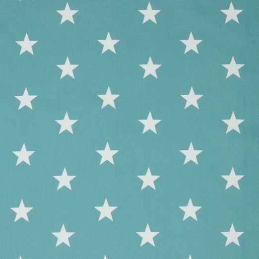 Baumwolle Standard Serie Sterne XL Dunkelmint