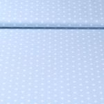 Baumwolle Popeline Stina - Sterne Hellblau Weiß