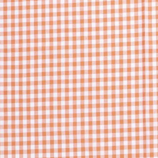 Baumwolle Karo Maxi Standard Orange