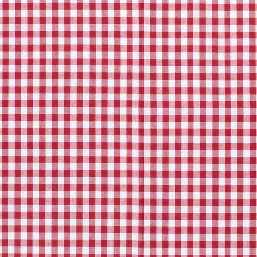 Baumwolle Karo Maxi Standard Rot