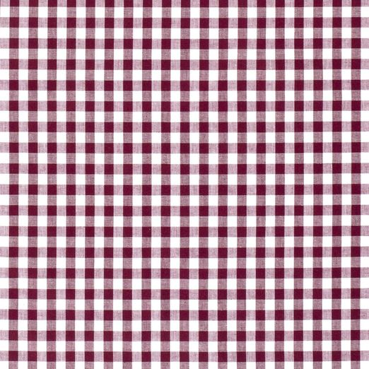 Baumwolle Karo Maxi Standard Bordeaux