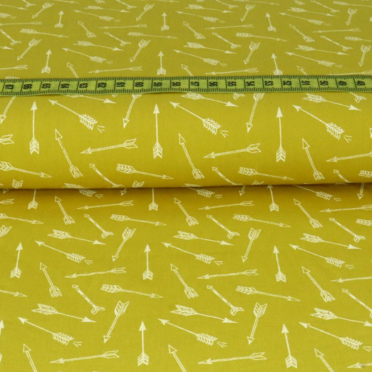 Baumwolle Darts Senfgelb