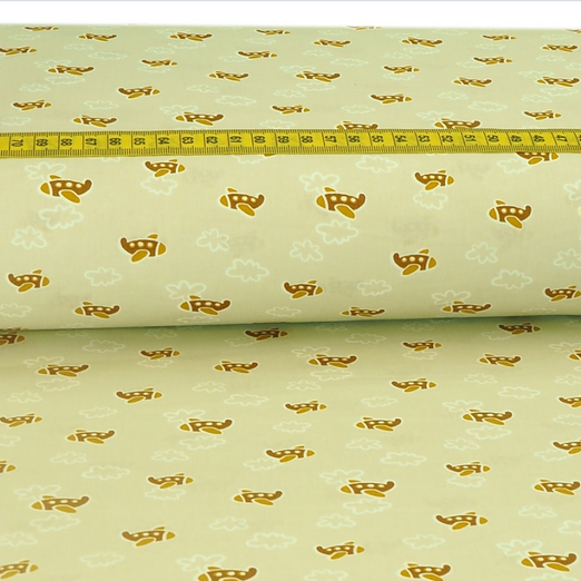 Baumwolle Über den Wolken Hellbeige