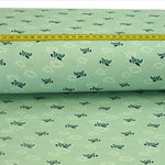 Baumwolle Über den Wolken Mint