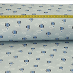 Baumwolle Heißluftballon auf Hellblau