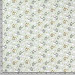 Baumwolle Elefant im Helikopter auf Hellmint